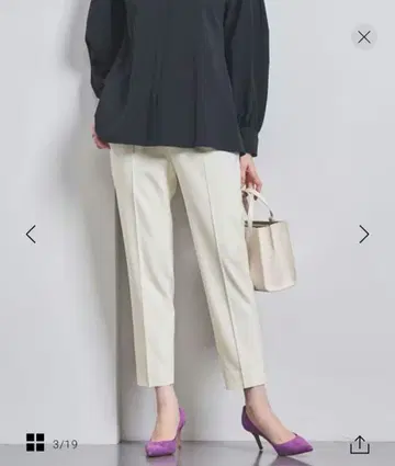 UNITEDARROWS 팬츠 화이트 미사용 택 포함 사이즈 34