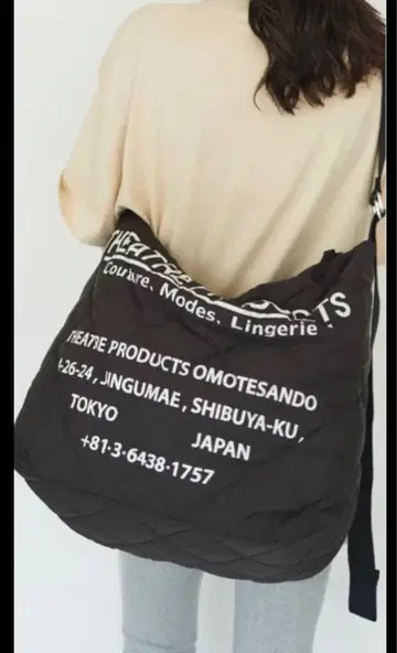 THEATRE PRODUCTS 블랙 토트백