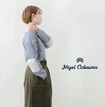 나이젤 케본 빅 바스크 보더 T셔츠 오렌지