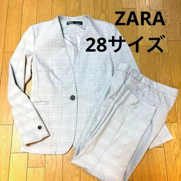 ZARA 그레이 계열 체크 팬츠 셋업