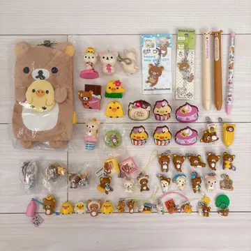 [ 묶음 판매 ] 리락쿠마 스트랩 세트 헤이세이 레트로