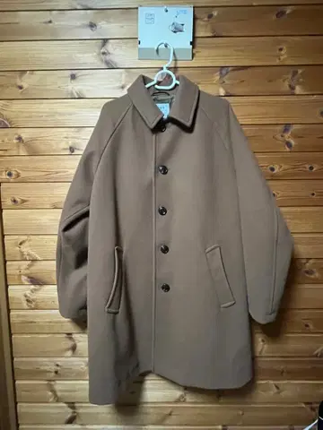 브라운 스텐카라 코트 coen M 사이즈