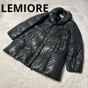 [ 빅 사이즈 ] LEMIORE 블랙 롱 다운 자켓