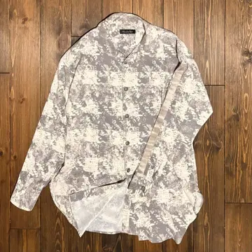 토네이도 마트 섀도우 하운드 투스 롱 셔츠 y2k archive