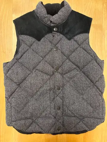 SUGAR CANE 슈가케인 가죽 요크 다운 베스트