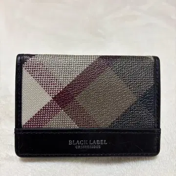 BLACK LABEL CRESTBRIGE 남성용 코인 케이스 동전 지갑