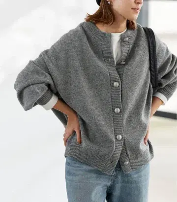 FRAMeWORK 메탈 버튼 2WAY 가디건