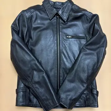 데그너 블랙 라이더 자켓 양가죽 L 사이즈
