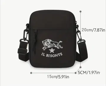 [ 새상품 ] IL BISONTE 일비종떼 숄더백 블랙