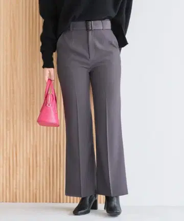 [ 새상품 미사용 ] Andemiu 벨트 플레어 팬츠