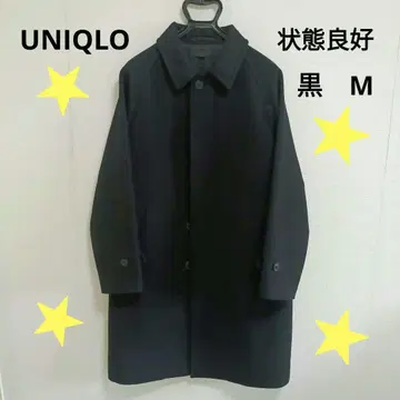 [ UNIQLO ] 유니클로 싱글 브레스 코트 블랙 남성용 M