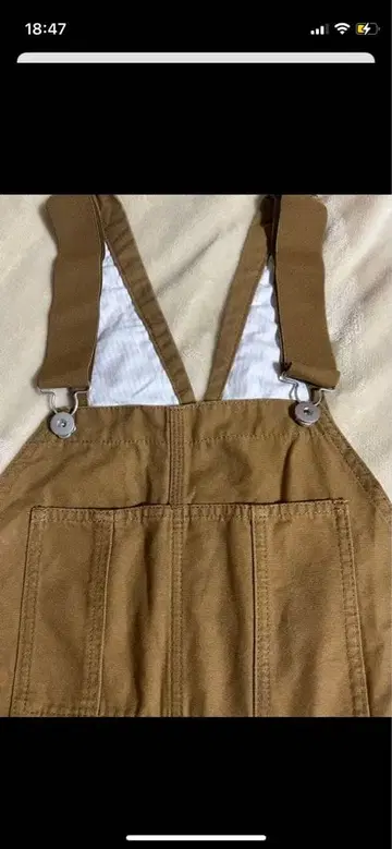 Right-on 라이트온 오버롤/살로펫 브라운