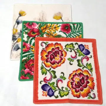 3 미사용 페이러 손수건 대형 3장 세트