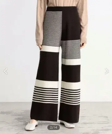 미사용 갤러리 바이 울 캐시미어 팬츠