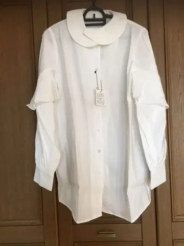 JEANASIS 옷깃 소매 프릴 포함 셔츠 새상품