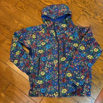 보헤미안즈 꽃무늬 x 데님 후드 부착 마운틴 파카