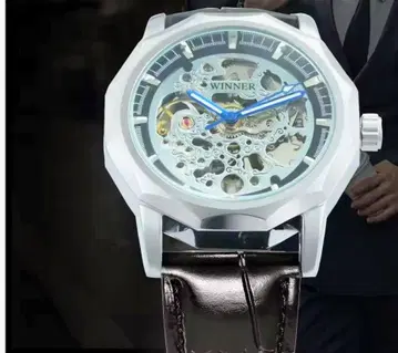 WINNER 자동 와인딩 손목시계 스켈레톤