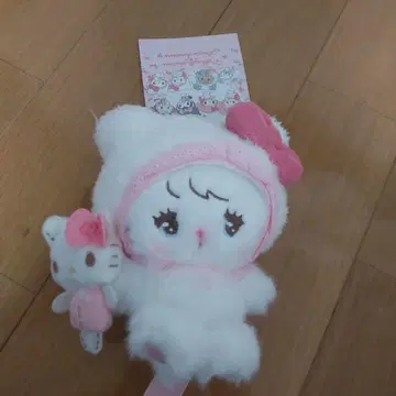 산리오 mikko 콜라보 마스코트 홀더 헬로키티 무스 새상품