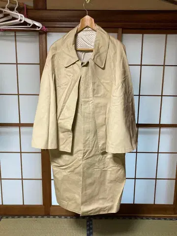 톤비 코트 베이지 인버네스 코트