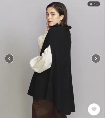 BEAUTY&YOUTH 터틀넥 니트 망토 베스트