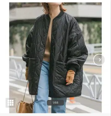 [ 스픽 앤 스팬 ] 리버서블 퀼팅 빅 블루종 23AW 36