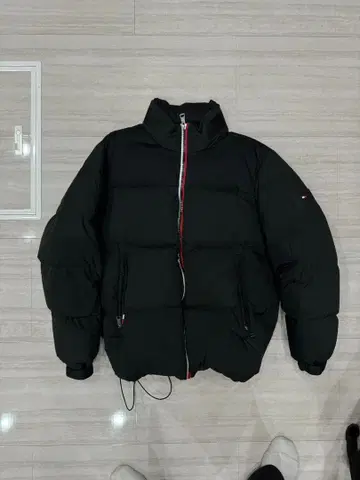HILFIGER 블랙 다운 자켓