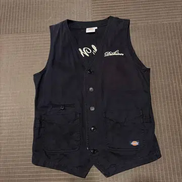 Dickies 블랙 베스트 Work With Pride