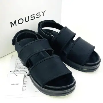 moussy 벨트 샌들 블랙 S 사이즈 22cm