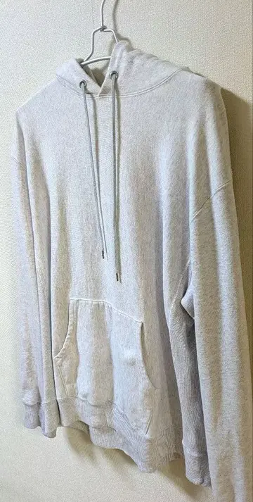 blurhms 헤더 그레이 멜란지 후드티