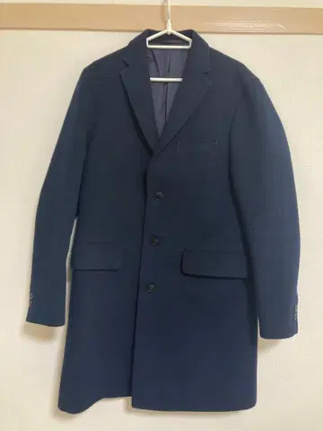 네이비 체스터 코트