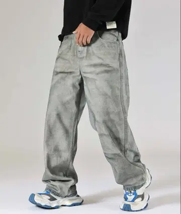 [ aimoha neo ] Rustic Wash Denim 데님 팬츠