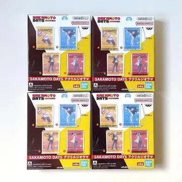 미개봉 새상품 사카모토 데이즈 아크릴 디오라마 4종 컴플리트 세트