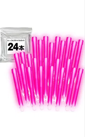 응원봉 핑크 24개 세트