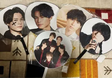 SixTONES 마츠무라 호쿠토 부채 4장 세트, 집합 1장