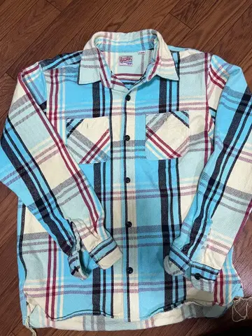 houston 체크 무늬 셔츠 X-LARGE