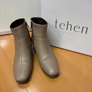 테헨 베이지 숏부츠