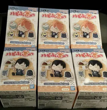 하이큐!! 하피피규어 vol.1 히나타 쇼요 카게야마 토비오 피규어 6개