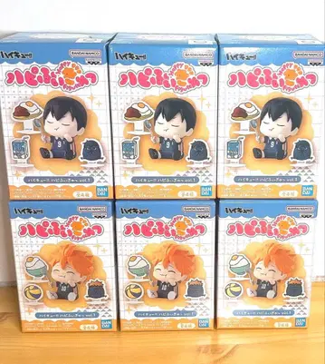 하이큐!! 하피피규어 vol.1 히나타 쇼요 카게야마 토비오 피규어 6개