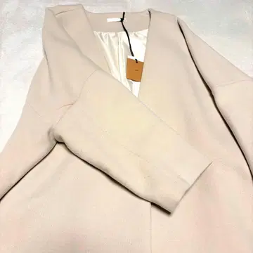 새상품 meri 코쿤 롱 코트 에크루