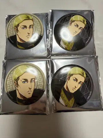 진격의 거인 진격 Tree Village 엘빈 캔뱃지 묶음 판매