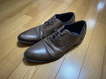 브라운 가죽 드레스 신발 스트레이트 팁