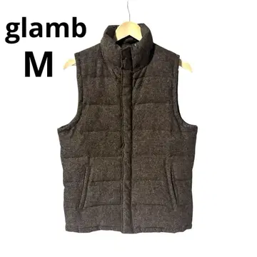 후드 결품 glamb  다운 베스트 다운 80% 페더 20% M