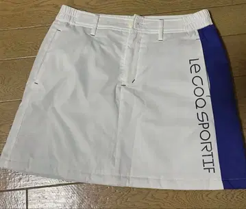 르꼬끄 스포르티브 골프 스커트 화이트/블루