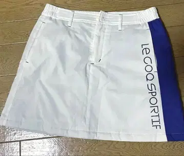 르꼬끄 스포르티브 골프 스커트 화이트/블루 M 사이즈