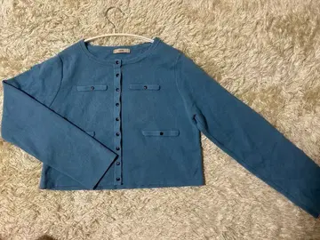 [ 새상품급 ] [ mystic ] 파랑 긴팔 가디건