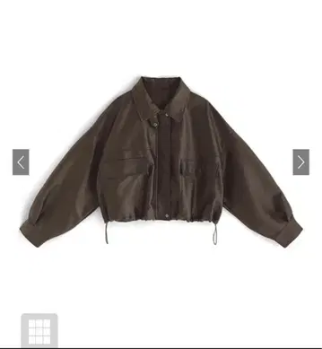 옷깃 2Way 가죽 블루종