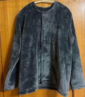 [ 새상품급 ] 무인양품 MUJI 입는 담요 파자마 M 차콜 그레이