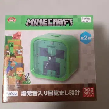 폭발음 알람 시계 마인크래프트 마크 크리퍼