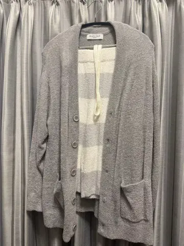 젤라또피케 룸웨어 가디건 하프 팬츠 세트