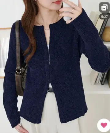 가디건 벨로아모르 후크 가디건 디스코트 디스코트